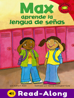 cover image of Max aprende la lengua de senas